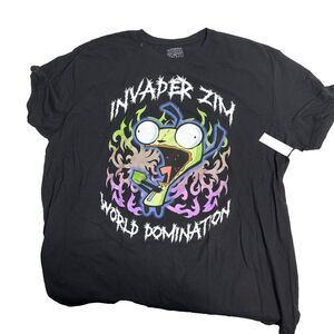 Nickelodeon Invader Zim T Men's 3XLWorld Domination Cartoon Character New